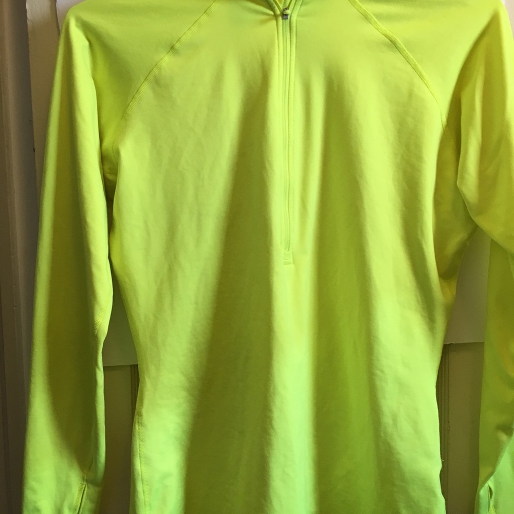 Nike Neon Yellow Dri-Fit running Jacket